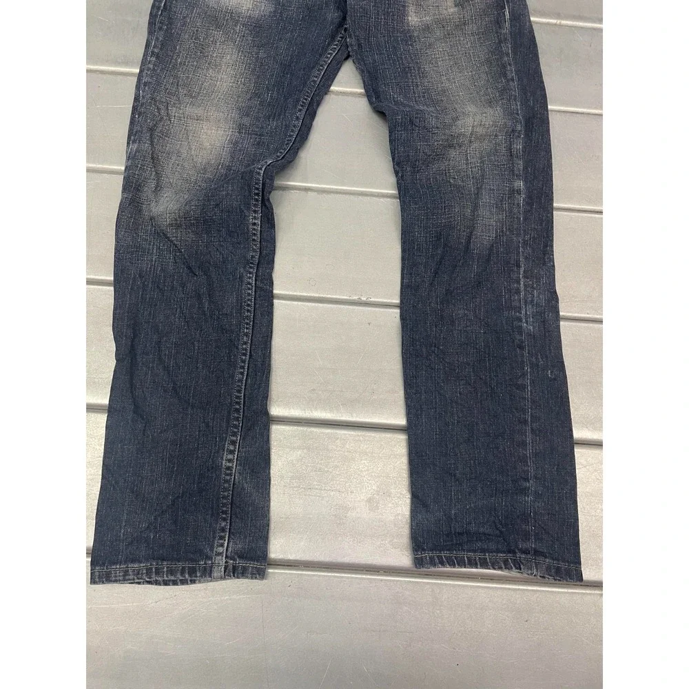 Levis 511 Jeans Mens 33X32 Blue Dark‎ Wash Denim Straight Leg